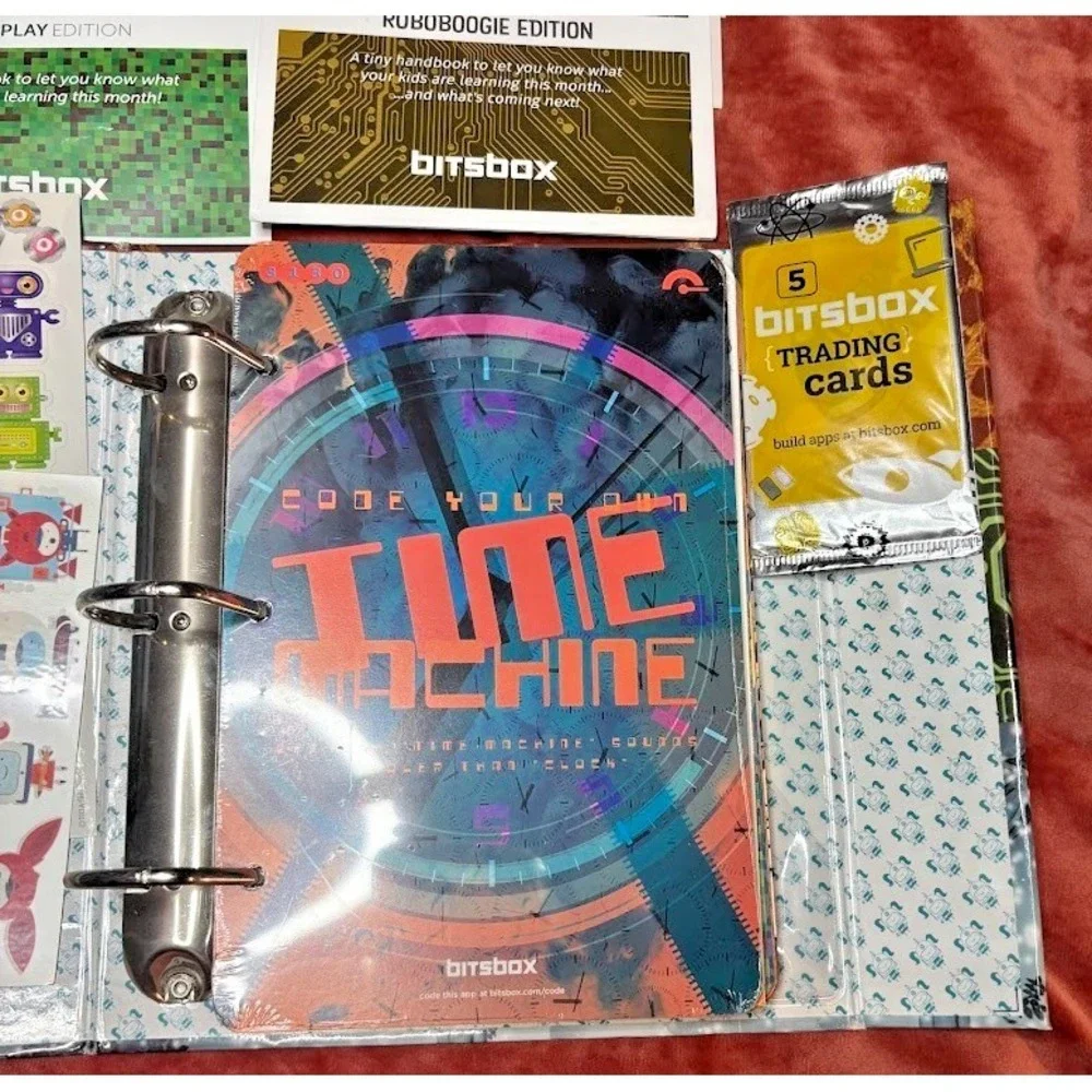 Bitsbox Kids Computer Coding Binder‎ ~4 Sets Homeschool Educational Programming